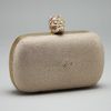 Alexander Mcqueen Pearl & Stingray Skull Box Clutch in Beige (pearl) - Lyst
