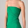 Alice + Olivia Austin Goddess Draped Dress in Green - Lyst