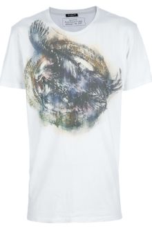 Balmain Eagle Print T-shirt - Lyst