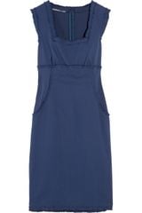 Ermanno Scervino Waffle-knit Twill Dress