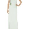 Marchesa Oneshoulder Silkcrepe Gown in Green - Lyst
