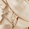 Philosophy Di Alberta Ferretti Ruffled Silk Top in Beige (blush) - Lyst