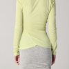 T By Alexander Wang Sport Mesh Long Sleeve Tee in Green - Lyst
