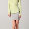 T By Alexander Wang Sport Mesh Long Sleeve Tee in Green - Lyst
