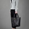 Alexander Mcqueen Leather Northsouth Skull Shopper in Black - Lyst