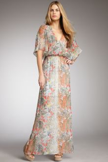 Alice + Olivia Baska Floral-print Maxi Dress - Lyst