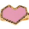 Asos Collection Asos Digital Heart Ring in Pink - Lyst