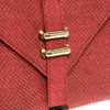 Asos Collection Slot Through Envelope Clutch in Red (redsnake) - Lyst