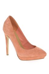 Asos Asos Prop Suede Pointed Platform Court Shoes