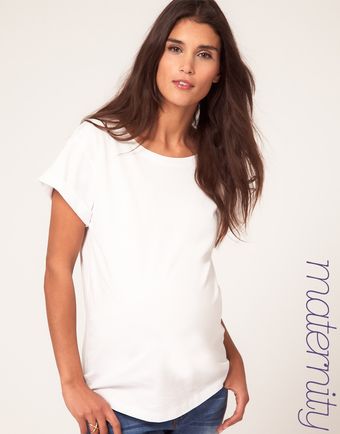 Asos Maternity Boyfriend Tee - Lyst