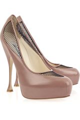 Brian Atwood Dante Leather Platform Pumps