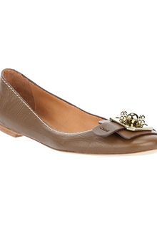 Chloé Buckle Detail Ballet Pump - Lyst