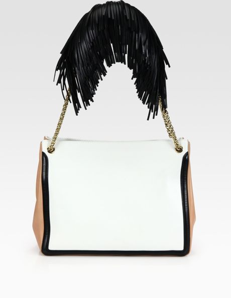 Christian Louboutin Artemis Fringe Shoulder Bag in Beige (nude) - Lyst