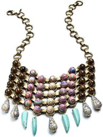 Dannijo Iris Bib Necklace - Lyst