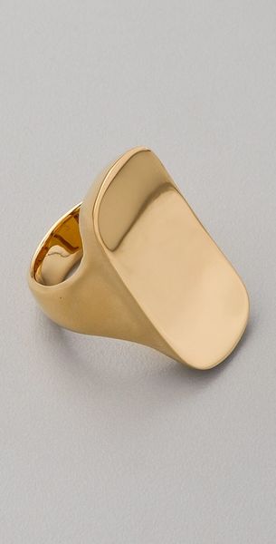 Elizabeth And James Saddle Knuckle Ring in Gold - Lyst