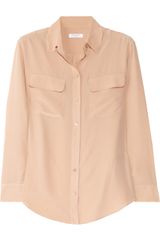 Equipment Signature Washed-silk Crepe De Chine Shirt