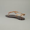 Giuseppe Zanotti Embellished Flat Sandal in Gold (brown) - Lyst