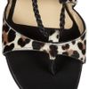 Jimmy Choo Leopardprint Calf Hair Sandals in Black (leopard) - Lyst