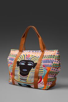 Mara Hoffman Printed Beach Bag - Lyst