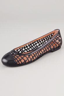Marc By Marc Jacobs Woven Cap Toe Flats - Lyst