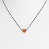 Marc By Marc Jacobs Annabelle Pavé Heart Necklace in Silver (hyacinth/ hematite) - Lyst