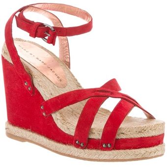 Marc By Marc Jacobs Wedge Sandal - Lyst