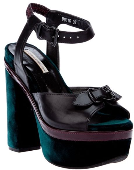 Opening Ceremony Platform Sandal in Black - Lyst