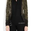 Preen Line Bridget Animalprint Stretchcotton Drill Blazer in Animal - Lyst