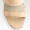 Rebecca Minkoff Leather Slingback Wedge Sandals in Beige (natural) - Lyst