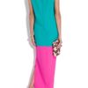Roksanda Ilincic Lk16 Col Block Column Gown in Multicolor - Lyst