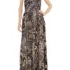 Tibi Swirl Paisley Printed Silkchiffon Maxi Dress in Black - Lyst