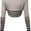 Topshop All Seeing Eye Crop By Unique** in Gray (multi) - Lyst