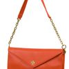 Tory Burch Robinson E/w Envelope Clutch in Red - Lyst