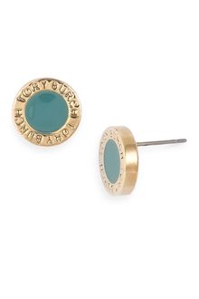 Tory Burch Cole Enamel Stud Earrings - Lyst