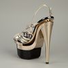 Versace Platform Sandal in Gold - Lyst