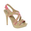 Aldo Aldo Bracker Strappy Neon Contrast Sandals in Green (naturalpink) - Lyst