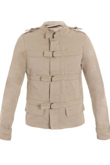 Bottega Veneta Natural Gabardine Jacket - Lyst