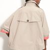 Calvin Klein Double Breasted Cape in Brown (tan) - Lyst