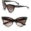 Dior Cateye Sunglasses in Black - Lyst