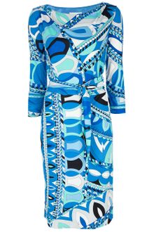 Emilio Pucci Patterned Dress - Lyst