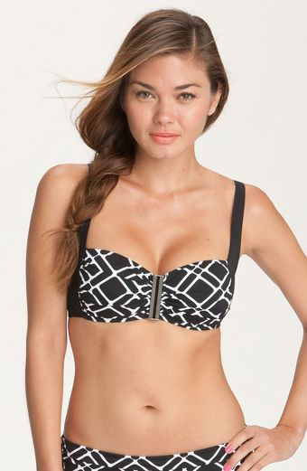 La Blanca Network Bikini Top - Lyst