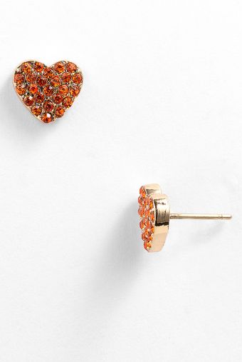  Annabelle Pavé Heart Earrings 