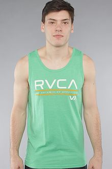 RVCA The Rvca Distressed Tank in Kelly Green - Lyst