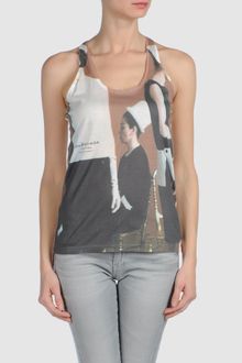 Balenciaga Sleeveless Tshirt - Lyst