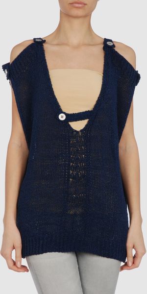 Jeckerson Sleeveless Jumper in Blue (grey) - Lyst