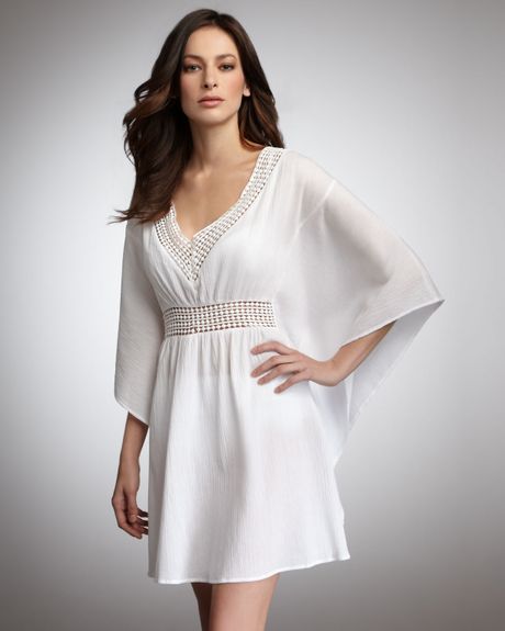 La Blanca Butterfly Coverup in White - Lyst