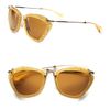 Miu Miu Noir Catwalk Sunglasses in Gold - Lyst