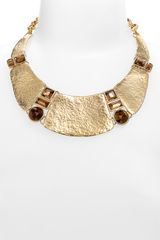 Nordstrom Hammered Metal Collar Necklace