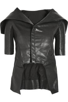 Rick Owens Leather Jacket - Lyst