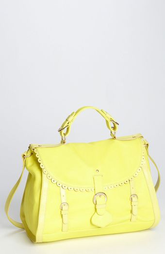 See By Chloé Poya Scalloped Leather Satchel - Lyst